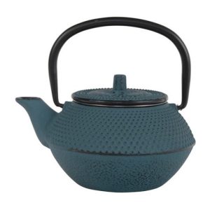 Tetera Hierro Colado Arare Azul, 0,35l